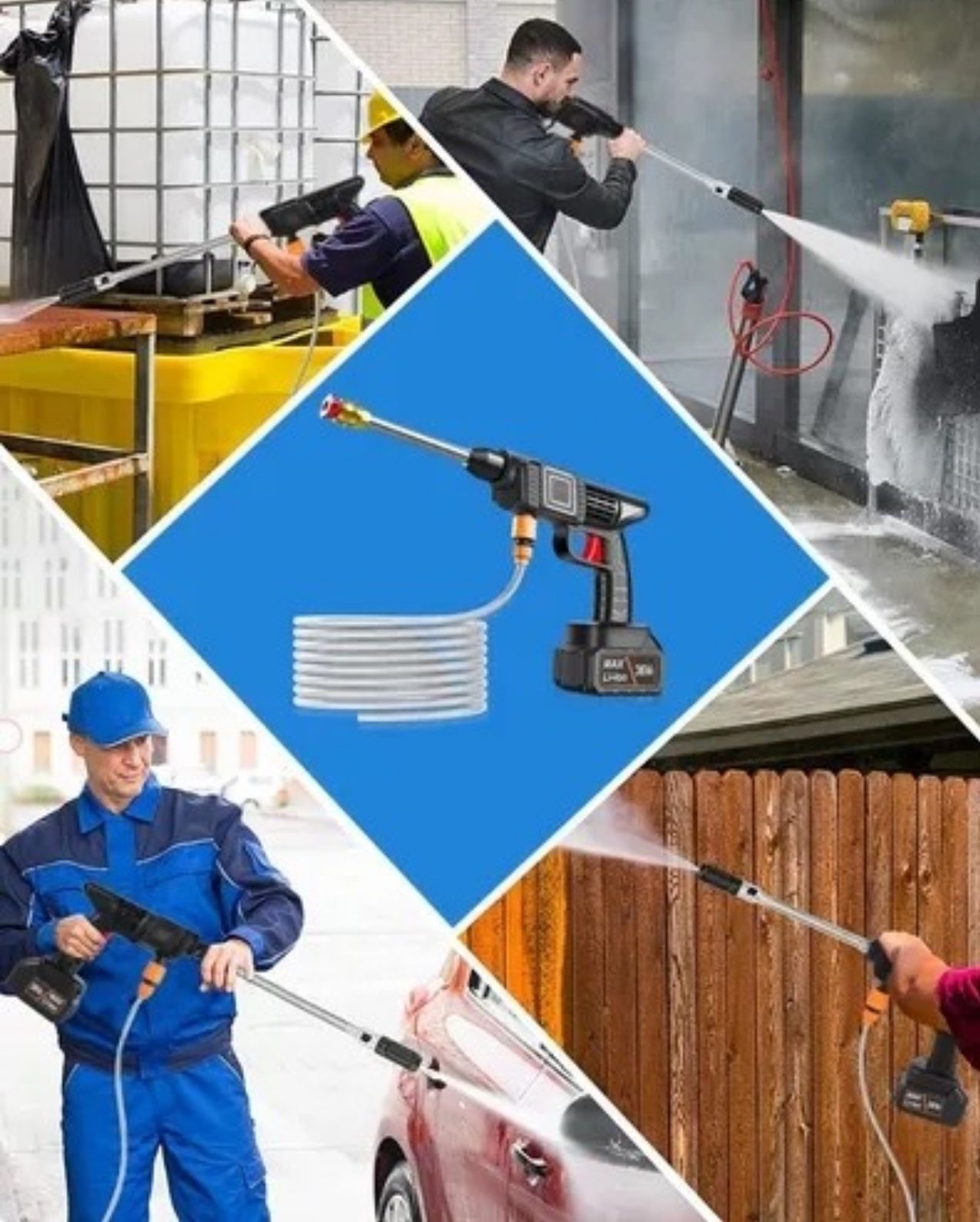 Miniatura 4 de HIDROLAVADORA PORTATIL 2 BATERIAS